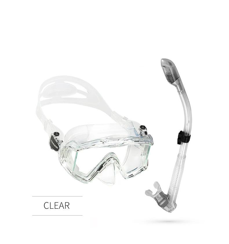 Маленькое ручное производство PANO3+ Сухой морские набор силиконовых юбка три объектива Панорамный маска для подводного плавания сухой трубка для взрослых