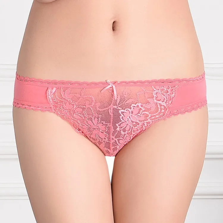 BUY ONE LOT GET ONE LOT FREE laced cotton bikini lady panties women