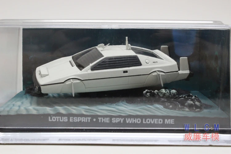 1/43 Scale Diecast Model Car Lotus Cars 007 Series Movie Diving Vehicle Modeling Static Collection Gift