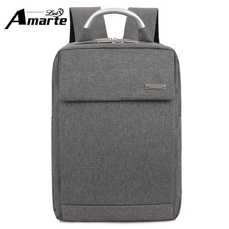 

Fashion Computer Backpack High Quality Canvas Travel Laptop Backpacks Hard Handle Men's Business Shoulder Bag