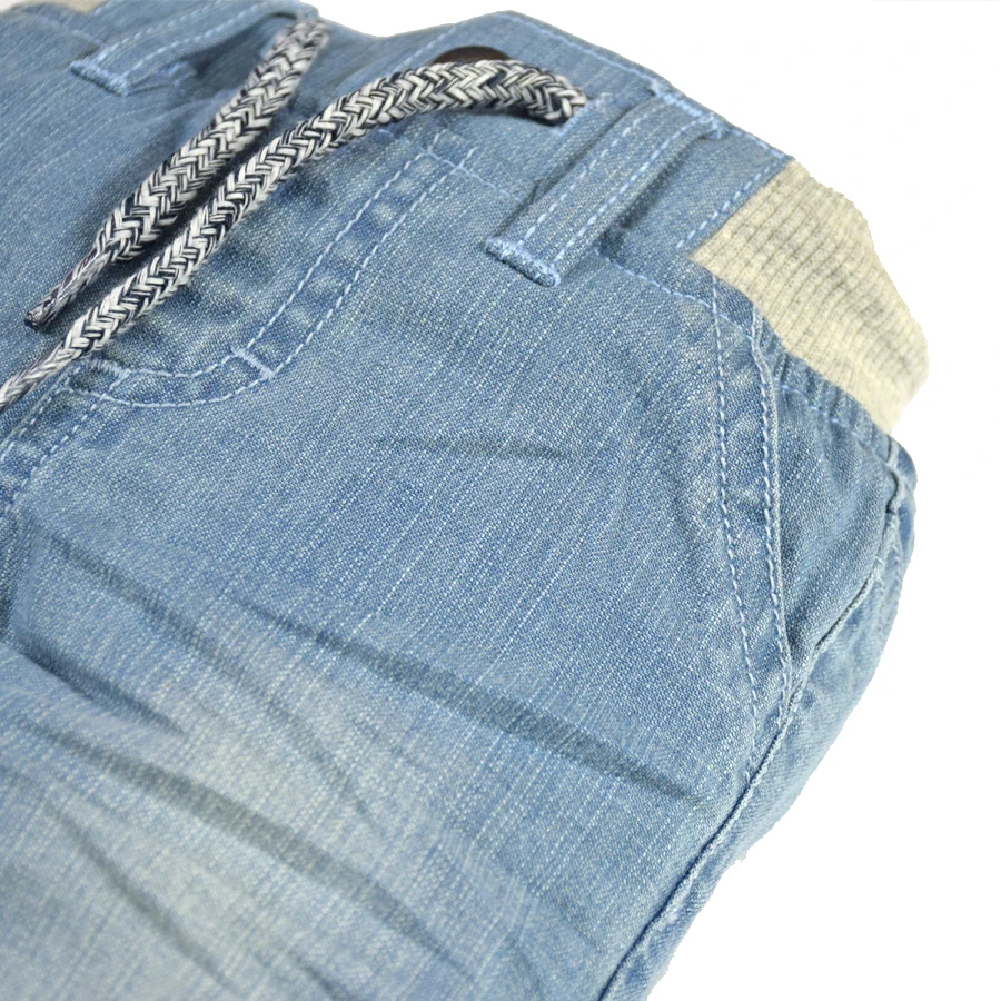 HSIN1609005-5Infant Baby Boys&Girls Jeans Kids Winter Warm Denim Jeans Double Layers Harem Pants Newborn Bebe Trousers Toddler Crawling Pants