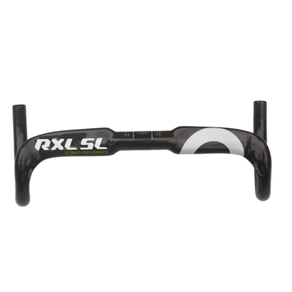 RXL SL Cycling Handlebar Road Bike 31.8 Internal Routing Winding Handle Bar 400420440mm Glossy Matte Carbon Raod Handlebar (10)