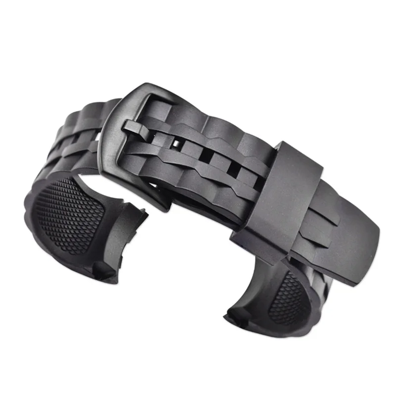 

Silicone Rubber 22mm Watch Strap For Casio Edifice Series EF-550 Watchband Black Watch Belt Sport Replacement Strap For Watch