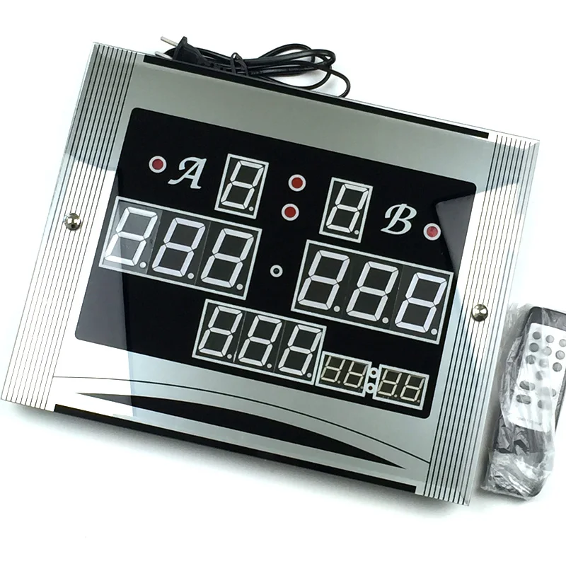 

Electronic Digital scoreboard 147T with remote control for Snooker Pool Table can show time Snooker table electronic scoreboard