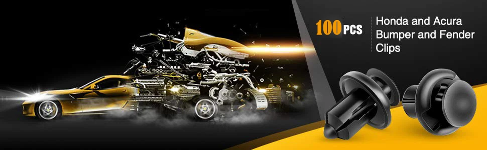 100pcs For GRC-08 Honda and Acura Fender 10mm Clips-91503-SZ3-003 Fastener Rivet Clips Nylon Bumper Automotive Furniture Assembly  (10)