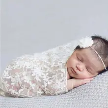 Podcoco Лидер продаж новорожденных для маленьких девочек и мальчиков Цветочный Принт шаль одеяло фотографии реквизит