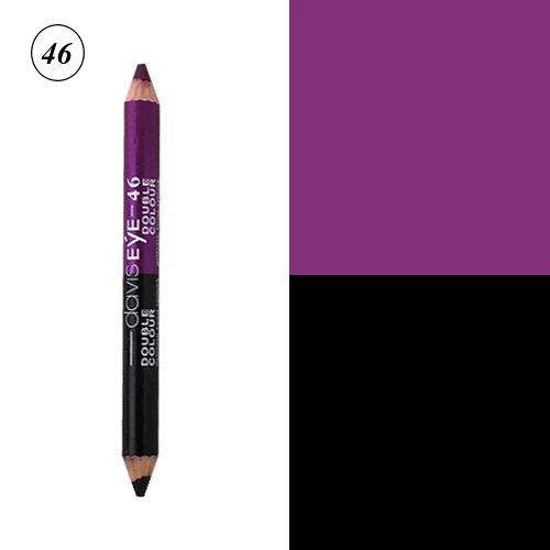 12 цветов, хайлайтер, блестящие тени для век, подводка для глаз, ручка для макияжа, прочный водонепроницаемый, устойчивый к поту, двухсторонний карандаш для глаз, макияж - Цвет: 46