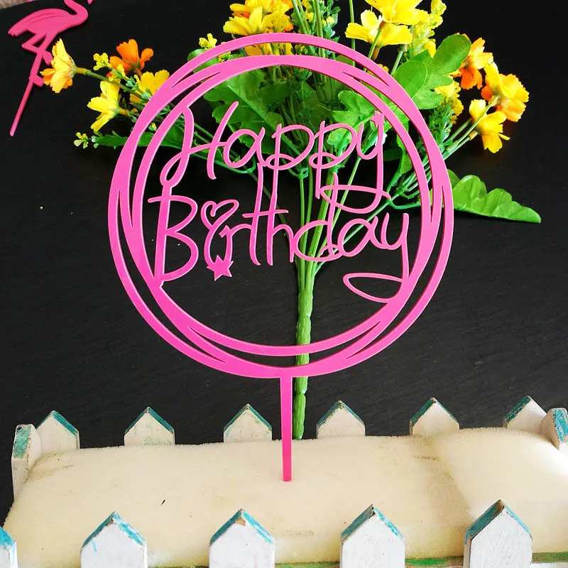 1Pcs Gold Black Happy Birthday Cake Topper Acrylic Birthday Cake Flags Cake Decorations Wedding Supplies 1Pcs Gold Black Happy Birthday Cake Topper Acrylic Birthday Cake Flags Cake Decorations Wedding Supplies