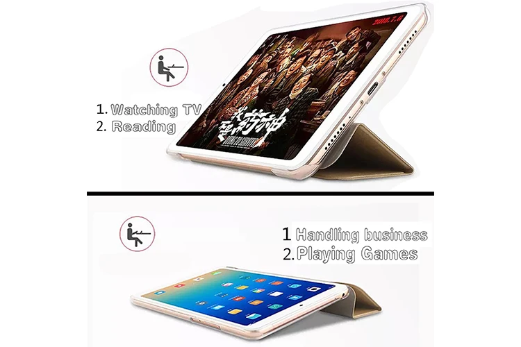 Чехол для HUAWEI MediaPad T3 8,0 KOB-L09 KOB-W09 Honor Play Pad 2 8," чехол-подставка для планшета кожаный защитный чехол