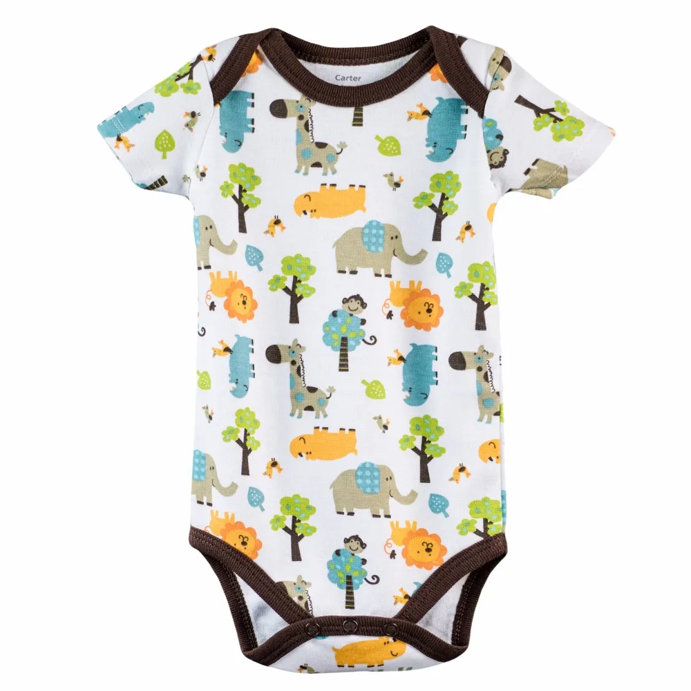 Baby Clothing Newborn Baby One Pieces Bodysuits Short Sleeved Child