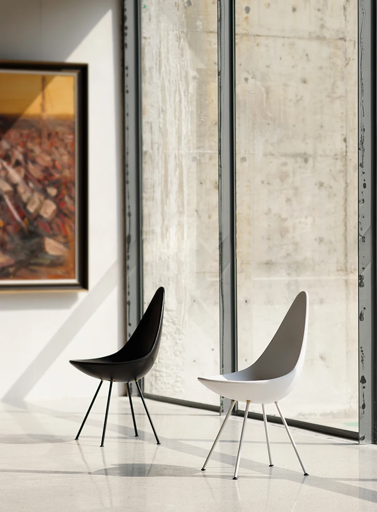 Мебель для столовой современный дизайн пластиковое сиденье и металлическая ножка модный стул из обеденного гарнитура офисное компьютерное кресло, мебель для дома
