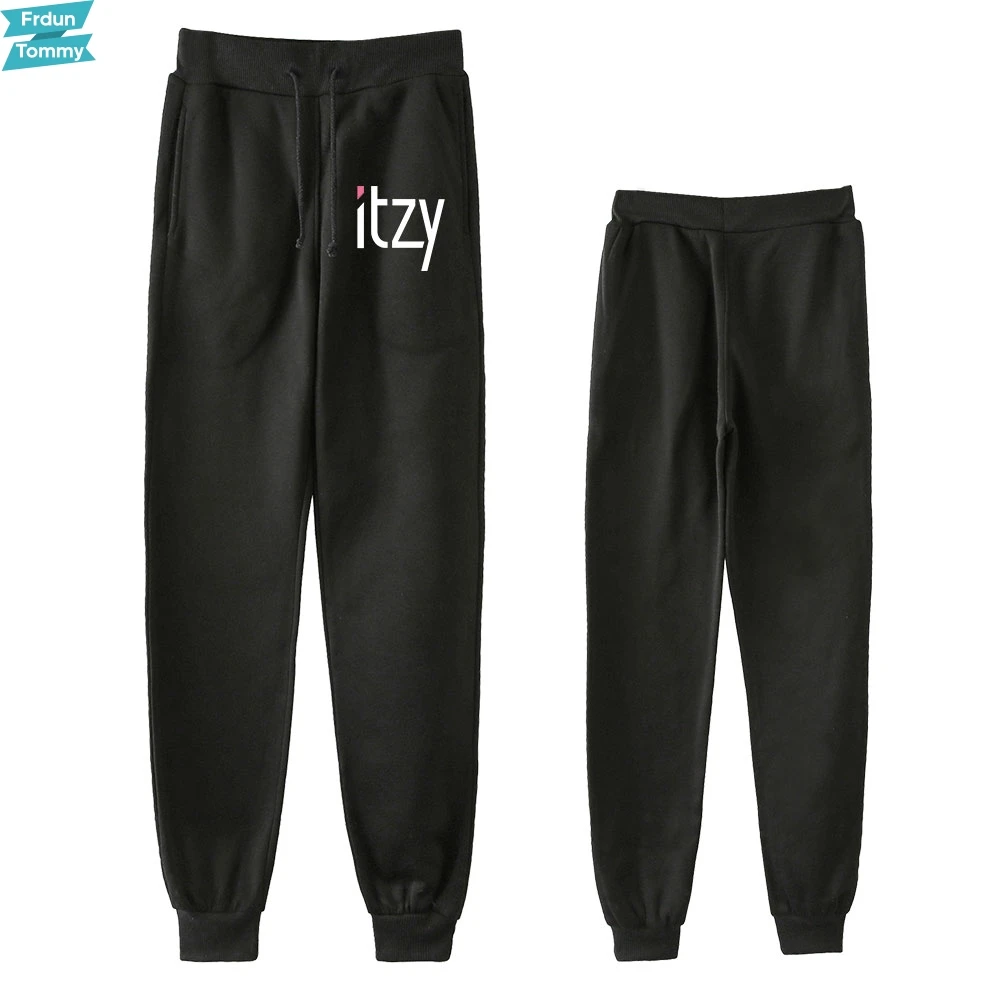 Брюки джоггеры ITZY с принтом для мужчин и женщин повседневные уличные длинные