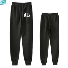 Брюки джоггеры ITZY с принтом для мужчин и женщин повседневные