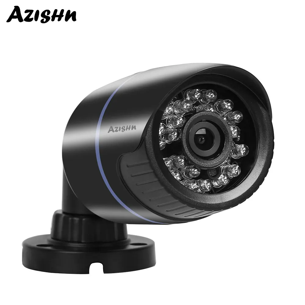 AZISHN AHD Security Camera 720P 1080P HD 24pcs IR LEDs Night Vision Outdoor Waterproof Bullet CCTV Camera for Video Surveillance 1