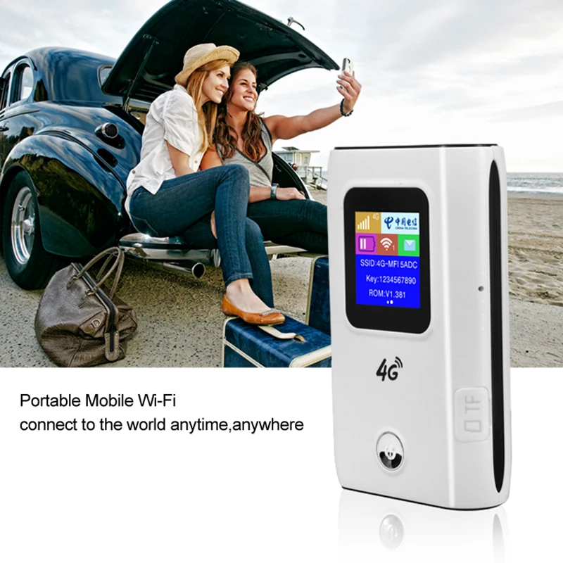 TIANJIE 4G Wifi Router Unlocked 3G/4G LTE Travel Router 5200mAh Power Bank Mifi FDD-LTE Unlock Dongle FDD-LTE Car WiFi TIANJIE 4G Wifi Router Unlocked 3G/4G LTE Travel Router 5200mAh Power Bank Mifi FDD-LTE Unlock Dongle FDD-LTE Car WiFi