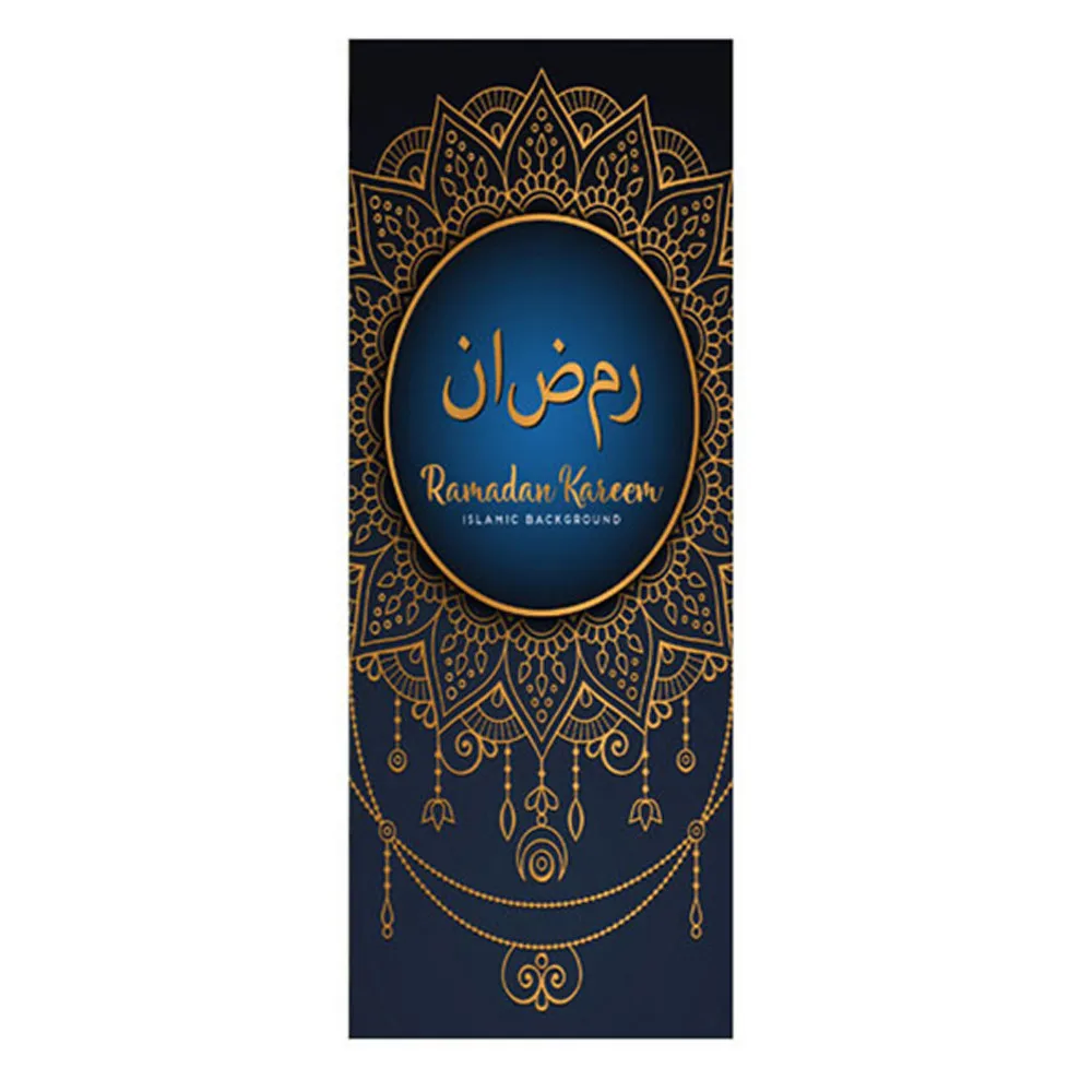 3D мусульманские креативные дверные наклейки для гостиной двери для спальни обновления водонепроницаемые наклейки Настенная роспись DIY наклейки домашний декор - Цвет: A