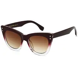 Винтаж большой кошачий глаз Для женщин солнцезащитные очки модные Брендовая дизайнерская обувь женские солнцезащитные очки Оттенки Óculos de