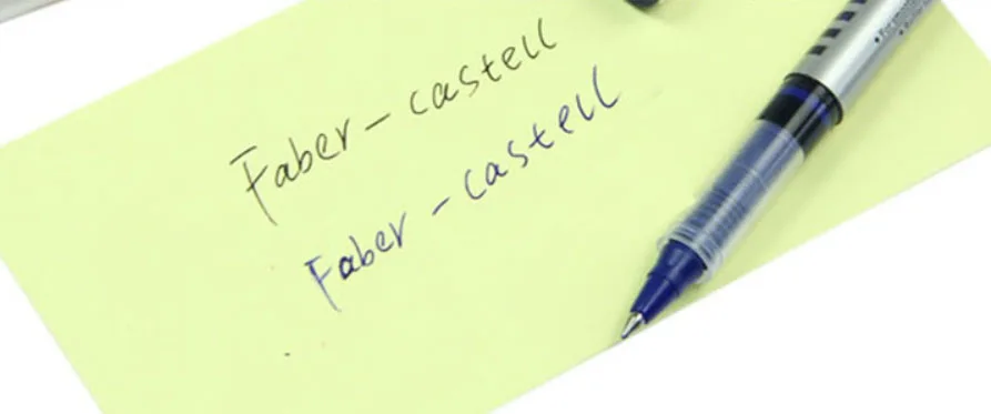 Faber Castell 10 шт./кор. гелевые ручки 0,5 мм синие чернила или черными чернилами для студентов школы стационарные