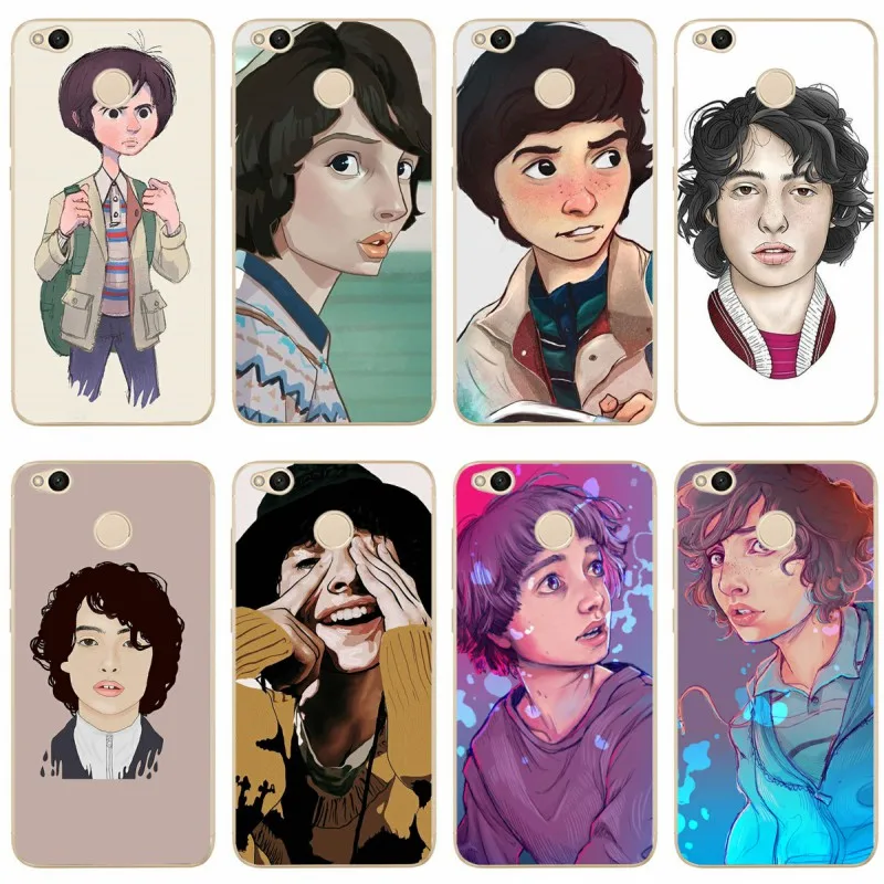 

Cartoon Finn Wolfhard Stranger Things Cover TPU Phone Case For redmi4A 4X 5 5a 5Plus note4 4X 5 for xiaomi4 5 6X 8 note3 miX2S