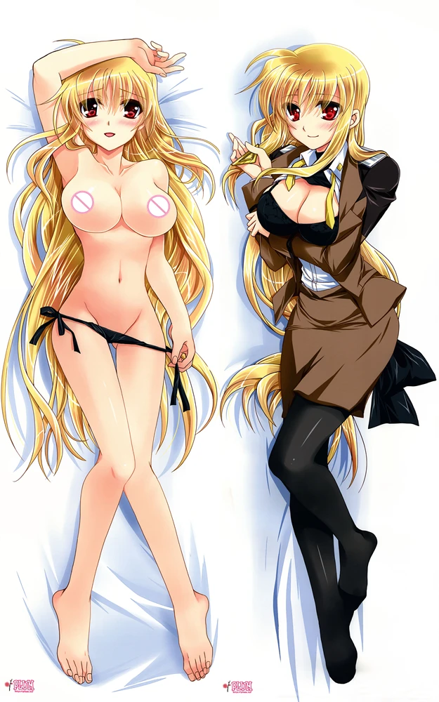 Mahou shoujo Лирический nanoha Аниме персонажи наволочка для подушки fate testarossa Волшебная