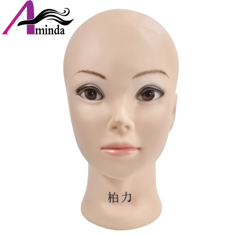 

Wholesale Female Head Model Dummy Bracket Fake Hat Scarf Head Mannequin Simulation People Wear Wig Props Display