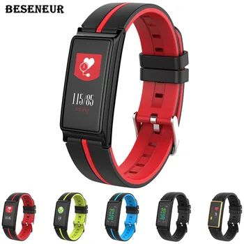 

Beseneur B5 Smart Band Pedometer Heart Rate Monitor Watches Blood Pressure Color Screen IP67 Waterproof Fitness Sports Bracelet