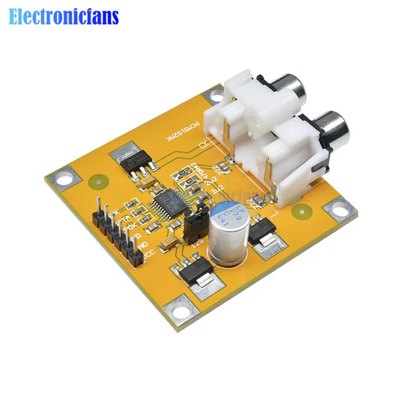 Diymore PCM5102 DAC декодер I2S плеер собранная плата 32 бит 384K Beyond ES9023 PCM1794 Плата декодера