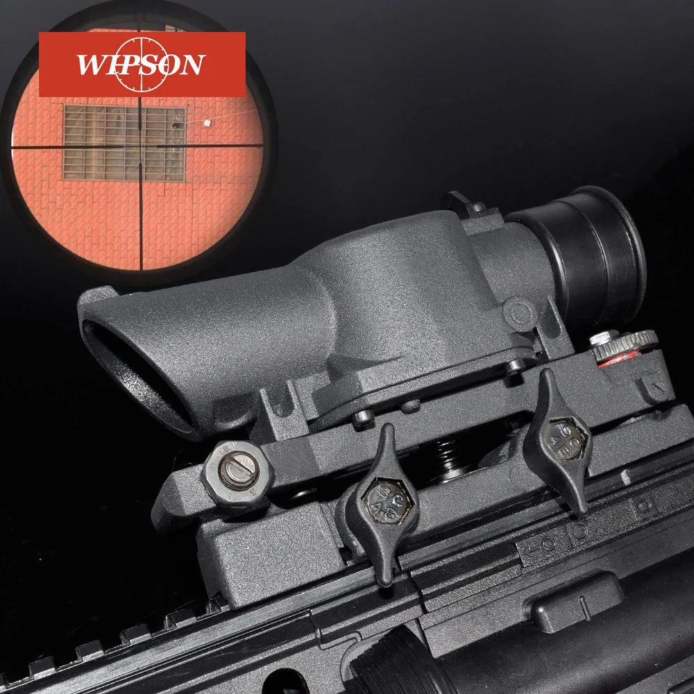 WIPSON L85 SUSAT Iron 4x32 Optical Sight Rifle Shotgun Scope Quick Detach for Airsoft Weaver