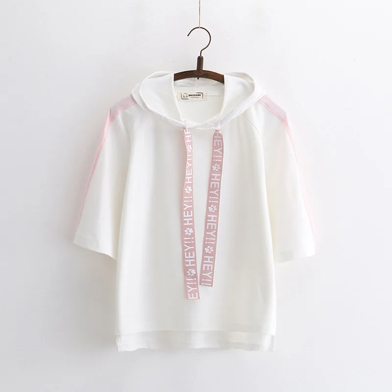 2018 جديد ربيع المرأة البلوفرات مقنعين قصيرة الأكمام عارضة البلوز طباعة إلكتروني التعادل النساء البلوز هوديس ST211 2018 جديد ربيع المرأة البلوفرات مقنعين قصيرة الأكمام عارضة البلوز طباعة إلكتروني التعادل النساء البلوز هوديس ST211