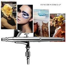 Аэрограф, пистолет-распылитель набор инструментов 0,3 мм 2cc гравитационная подача двойного действия профессиональный для искусства Татуировка-картина ногтей