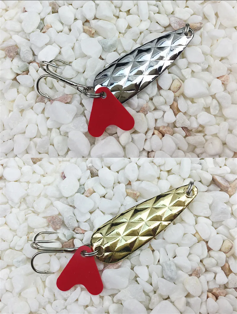 50 шт. в форме сердца красные пластиковые рыбные хвосты для металлической ложки приманки 21 мм 16 мм DIY рыболовные аксессуары