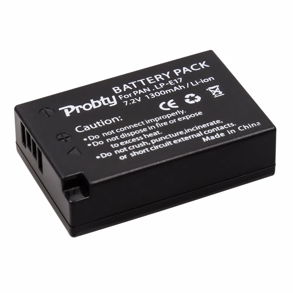 Probty 1300mAh LP E17 LPE17 LP E17 for canon EOS Rebel T6i 750D T6s