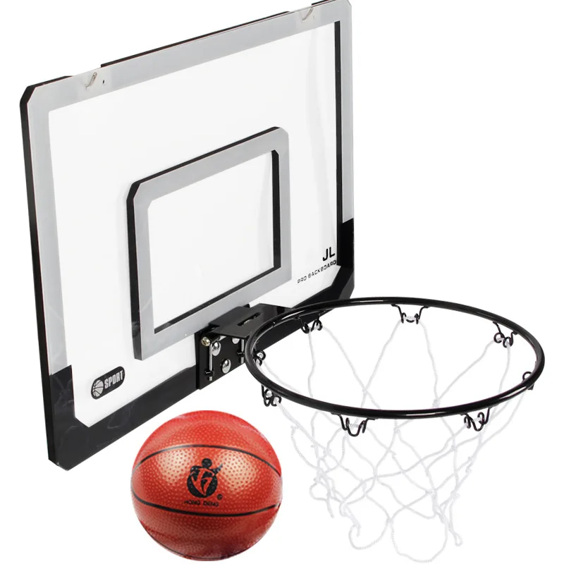 Баскетбольное кольцо JayCreer Pro Mini с мячом. 45,5X30,5 см ударопрочная задняя панель
