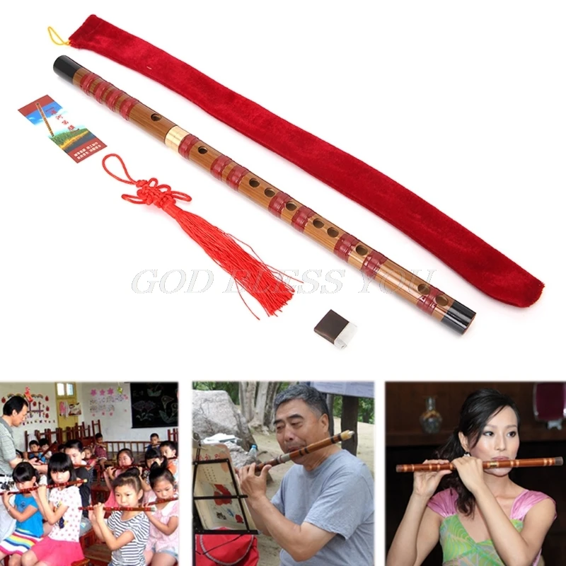 

1pc Pluggable Traditional Bamboo Flute Chinese Dizi Musical Instrument of C Key