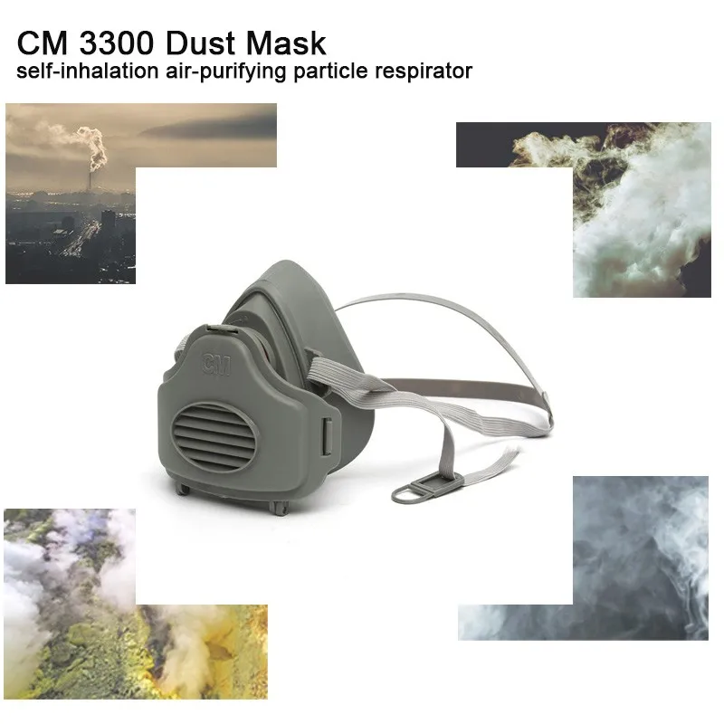 3300 респиратор KN95 PM2.5 шахтного фильтр защиты пыли анти-туман и дымка самостоятельно ингаляции air-респиратор