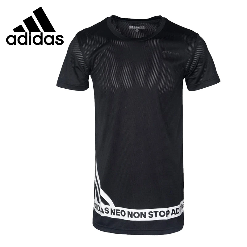 Original nueva llegada Adidas NEO etiqueta M VERTICAL 3 s T de hombres manga corta ropa deportiva|Camisetas para correr| - AliExpress