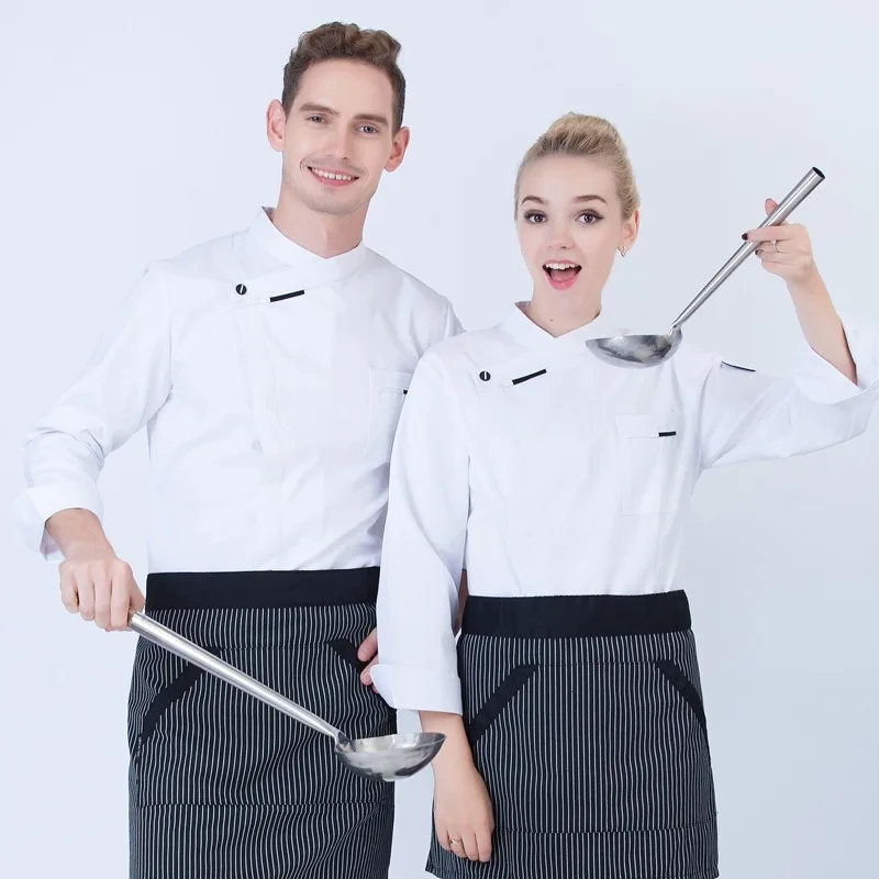 Фотообои с длинными рукавами для выпечки и оформления отелей|chef jacket|chef uniformhotel chef