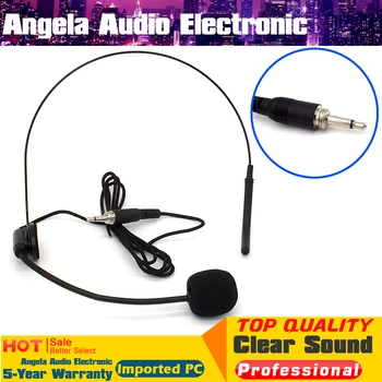 

4Pcs Headworn Condenser Microphone 3.5mm Plug Screw Headset Mic Mike Mikrofon Mikrafon For Wireless System Bodypack Transmitter