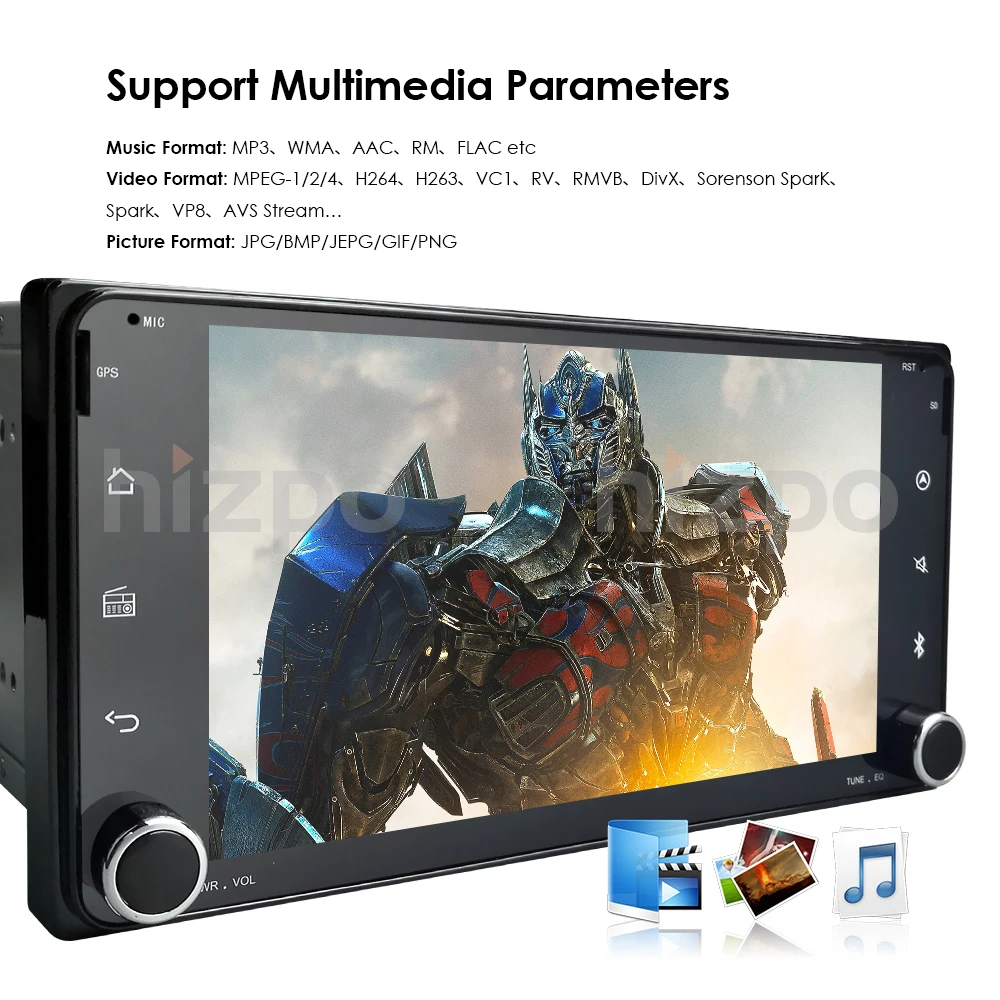 Flash Deal 7"2Din Octa-Core Android8.0 Car Stereo Radio for Toyota Hilux Corolla Camry Prado FJ HIACE Mirror Link WIFI 4G DVD Player+Camera 19