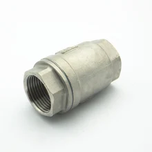 " BSP внутренняя резьба 304 Нержавеющая сталь прямой обратный клапан односторонний обратный клапан для воды, нефти, газа