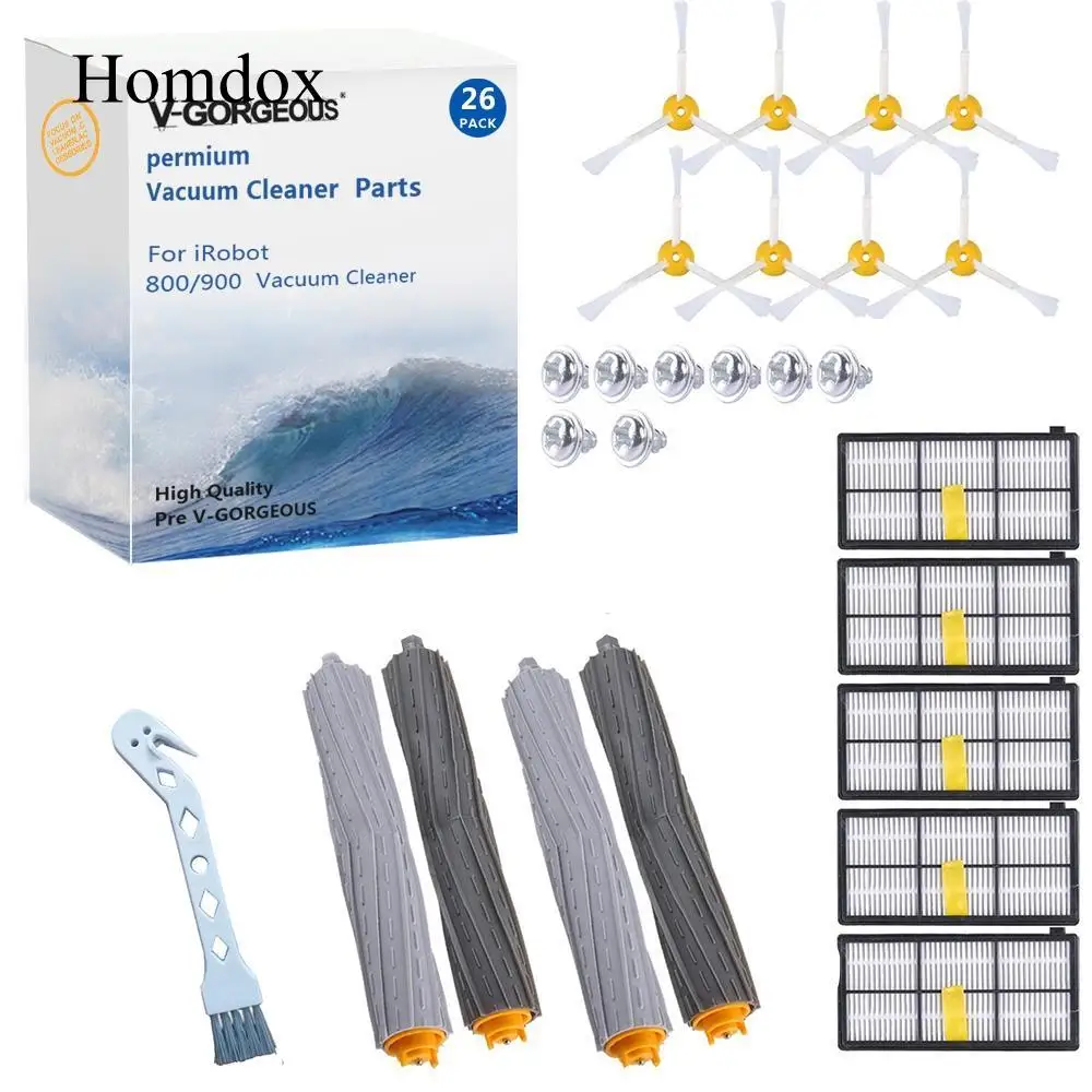 

Kit iRobot for 26PCS Accessories 990 Brushes Replenishment Spare 870 Parts 880 860 980 Roomba 871