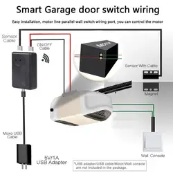 1 комплект Wifi ворота дома гаража Открывалка умный переключатель приложение реле беспроводной пульт дистанционного управления работает с