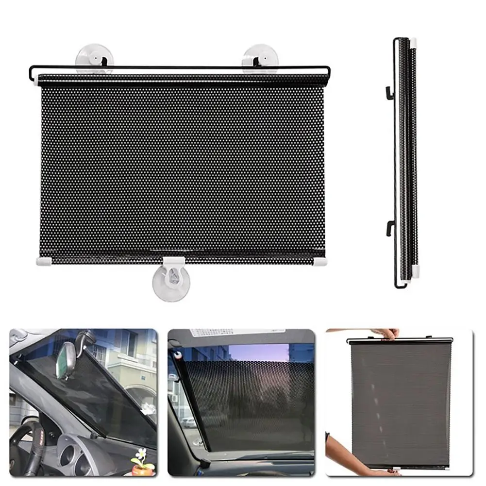 

Summer Car Vehicle Side Window Sucker Sun Heat Shield Curtain Sunshade Cover