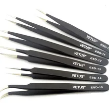 6 шт./лот антистатические BGA Пинцет ESD ESD-10 ESD-11 ESD-12 ESD-13 ESD-14 ESD-15