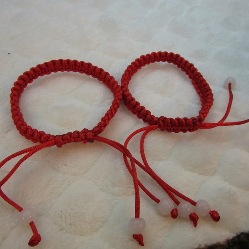 2pcs Classic Braided Good Lucky Bracelet Kabbalah Red String Bracelets Jewelry Friendship Bangles Party Gift Woman Man Trinket