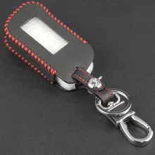 Remote 3 Buttons Car Key Case Cover Lcd Holder Leather For Starline A93 A63 Two Way