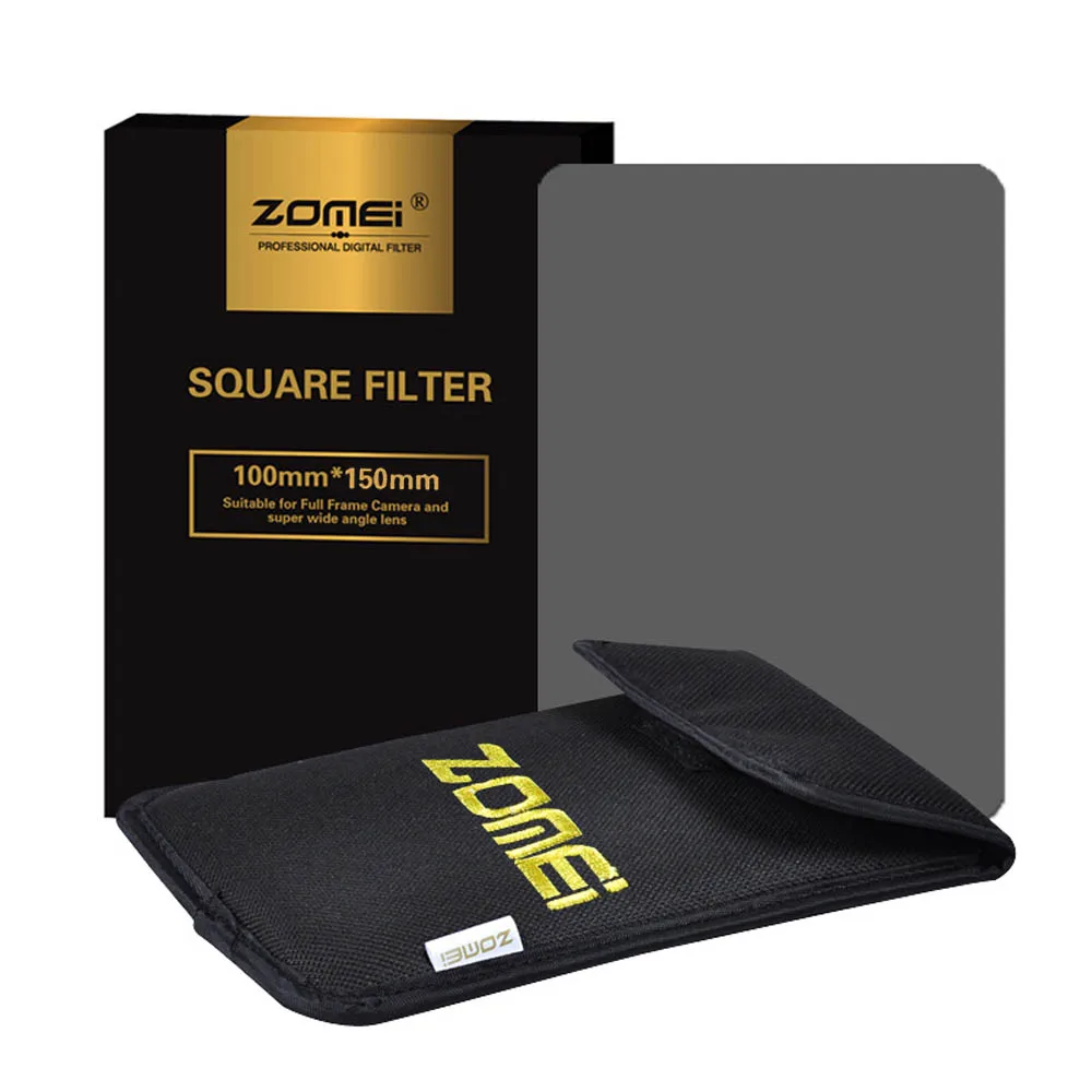 Zomei 150*100mm ND Square Filter ND2 ND4 ND8 ND16 Neutral Density Grey Filter For Cokin Z-Pro Lee Hitech 4x4" 4x6" 100mm Holder
Zomei 150*100mm ND Square Filter ND2 ND4 ND8 ND16 Neutral Density Grey Filter For Cokin Z-Pro Lee Hitech 4x4" 4x6" 100mm Holder