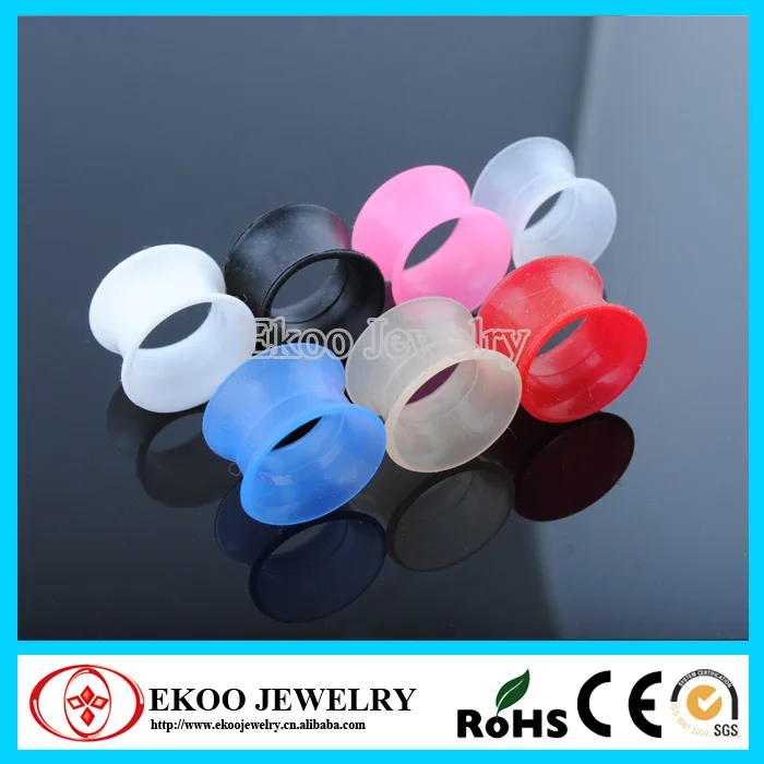 

Skin Ultra Soft Silicone Flexible Flesh Tunnel 3mm-12mm Lot of 50pcs Body Jewelry