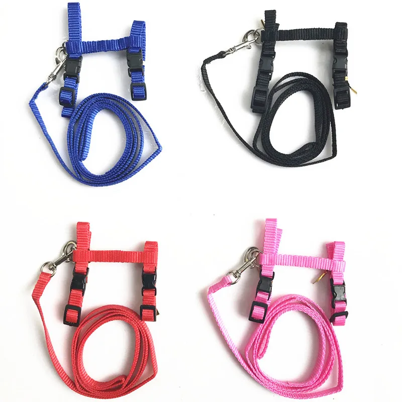 

Pet Cat Collar Harness And Leash Adjustable Nylon Pet Traction Dog Kitten Halter Collar Cats Products For Cat Pet Harness Belt