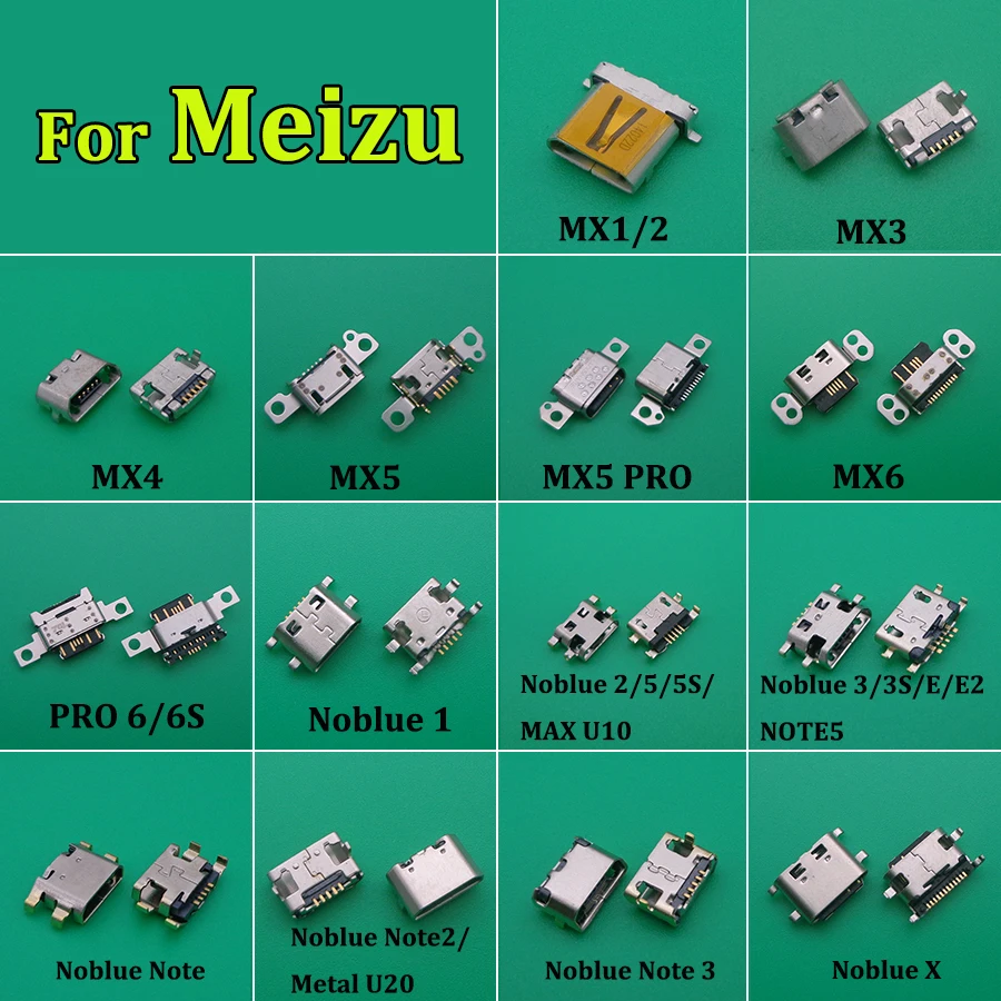 Разъем Micro USB для зарядного устройства Meizu MX1 MX2 MX3 MX4 MX5 PRO 5 6 разъем питания M1 M2 M3 M3S Note